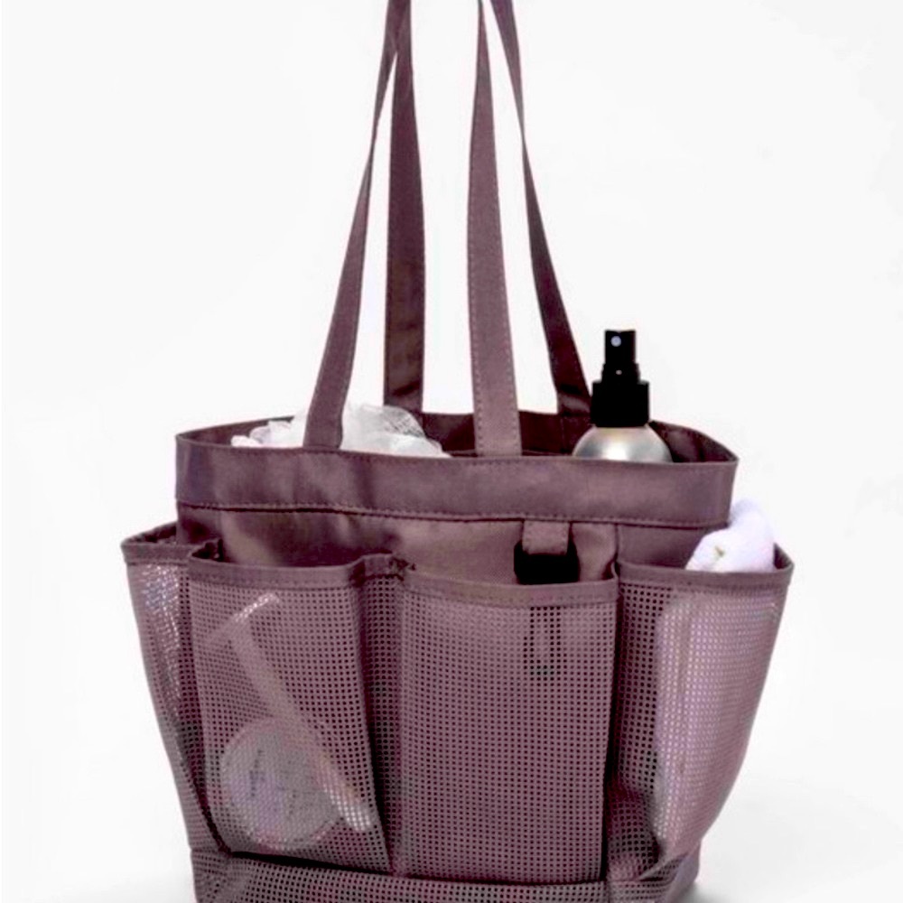 NEW Room Essentials Black Mesh Shower Caddy